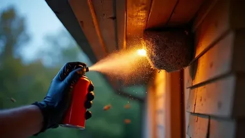 wasp nest spray treatment services